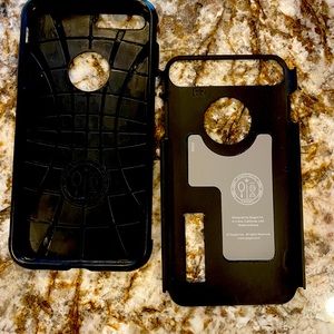 Incipio black 2 piece phone case for 7 plus